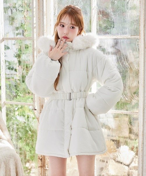 one after another NICE CLAUP コート アウター フード付きミドル