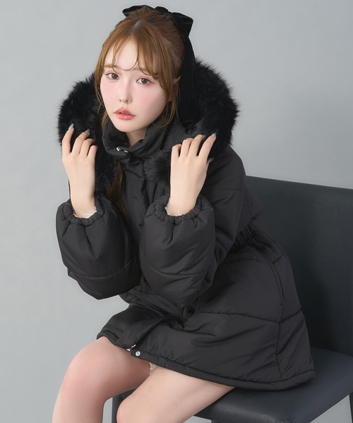 one after another NICE CLAUP コート アウター フード付きミドル