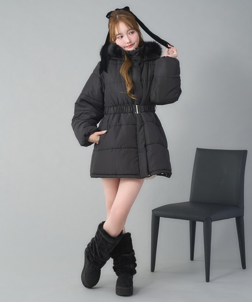 one after another NICE CLAUP コート アウター フード付きミドル