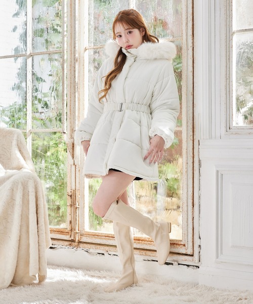 one after another NICE CLAUP コート アウター フード付きミドル