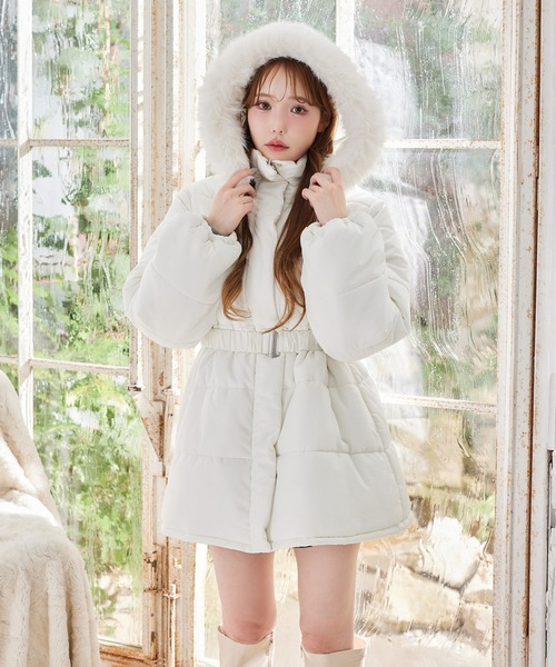 one after another NICE CLAUP コート アウター フード付きミドル