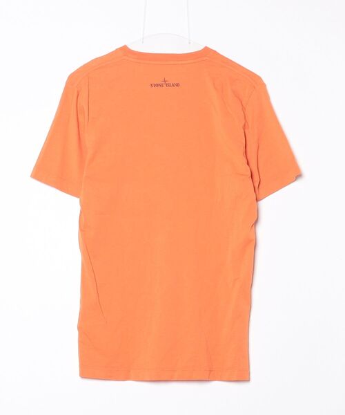 「STONE ISLAND」 半袖Tシャツ S オレンジ メンズの画像