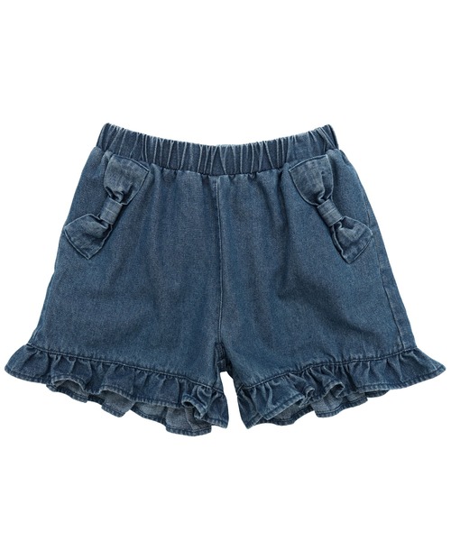 Bee des Bee パンツ デニムフリルショートパンツ キッズ 子供服 女の子