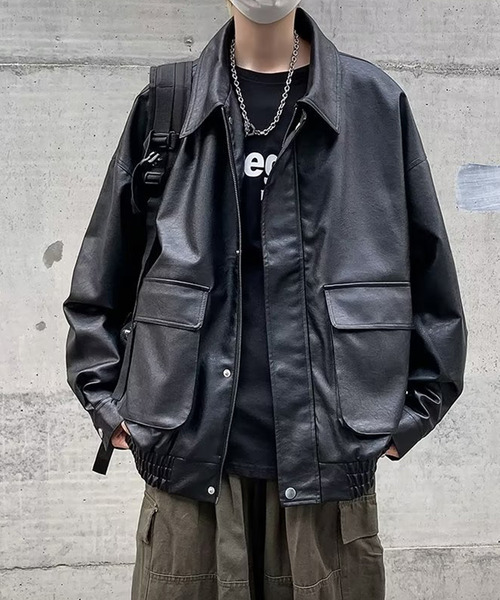 「DEVICE」 ブルゾン FREE ブラック メンズ_画像3