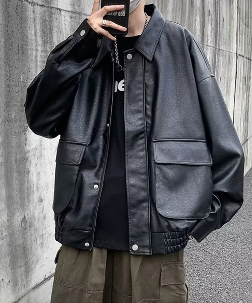 「DEVICE」 ブルゾン FREE ブラック メンズ_画像6