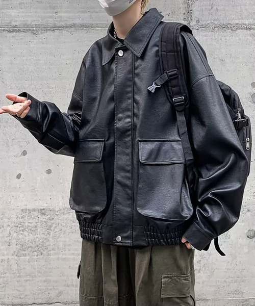 「DEVICE」 ブルゾン FREE ブラック メンズ_画像8