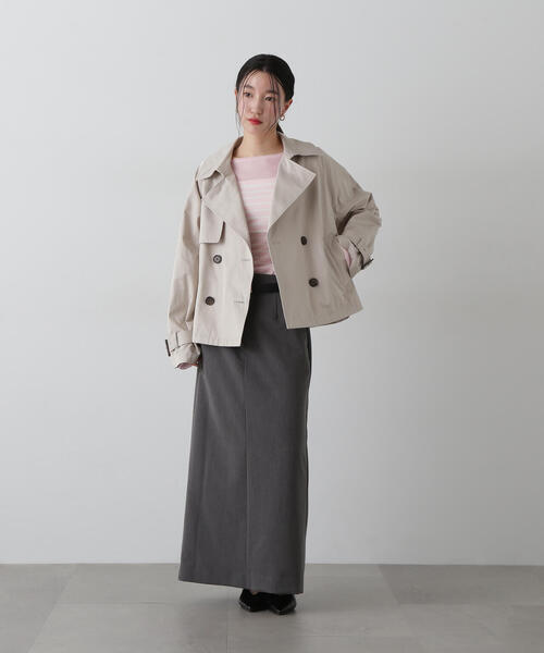 「N.（N. Natural Beauty Basic）」 トレンチコート SMALL ライトベージュ レディース_画像3
