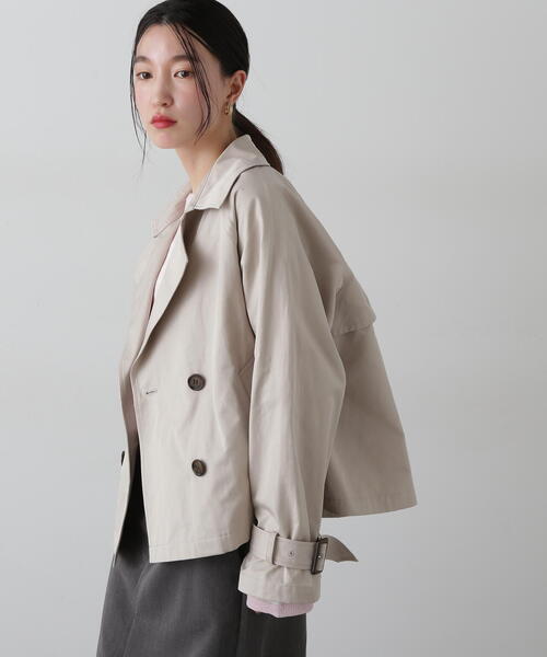 「N.（N. Natural Beauty Basic）」 トレンチコート SMALL ライトベージュ レディース_画像4