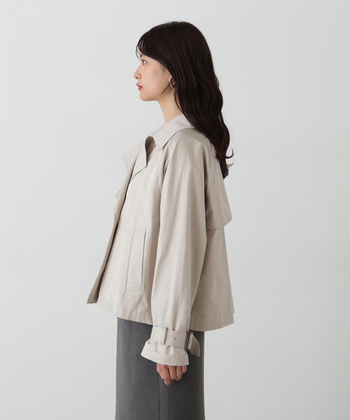 「N.（N. Natural Beauty Basic）」 トレンチコート SMALL ライトベージュ レディース_画像9