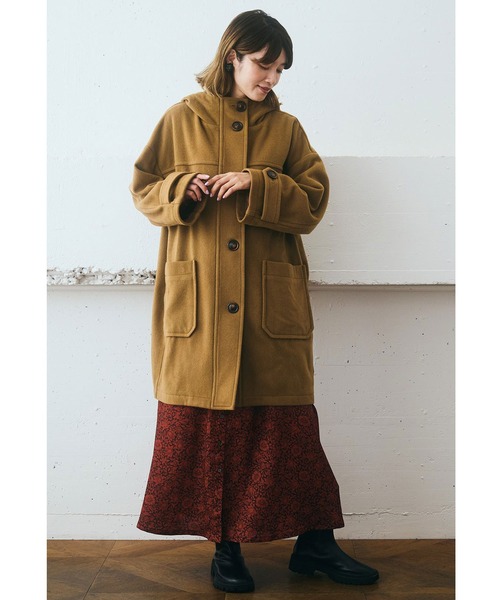 「MEDE19F」 ダッフルコート LARGE ブラウン レディース_画像3