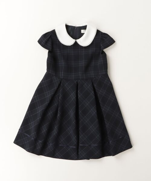 「CHOPIN」 「KIDS」ノーカラージャケット 115cm ネイビー キッズ_画像3