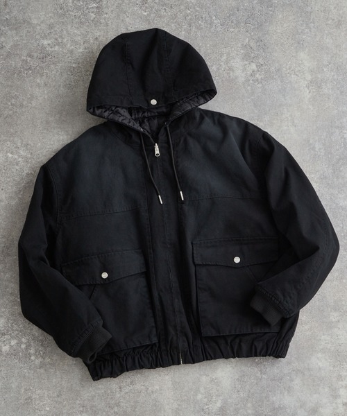 「ADRER」 ブルゾン S ブラック メンズ_画像3