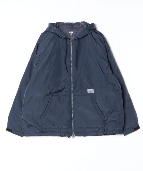 ダウンジャケット ダウン 「MINE×TAION」マイン x タイオン Down Double Zip Hoodie メンズ レディースの画像