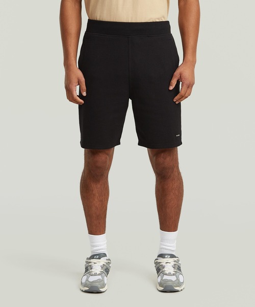 G-STAR RAW パンツ Structured Jersey Shorts/ワッフルコットン