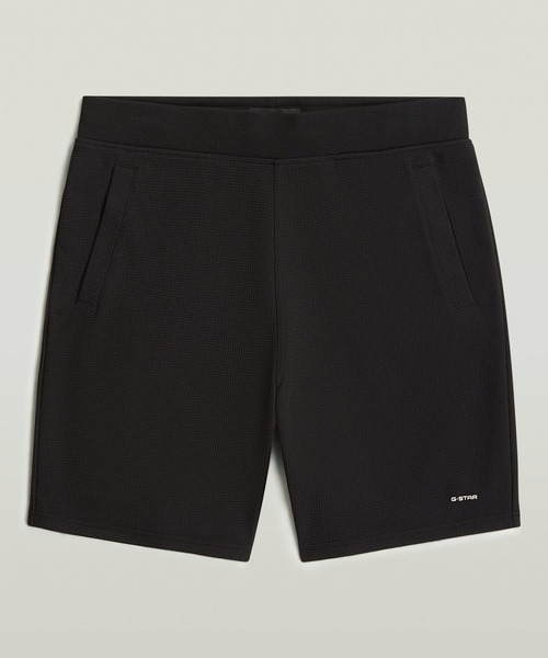 G-STAR RAW パンツ Structured Jersey Shorts/ワッフルコットン