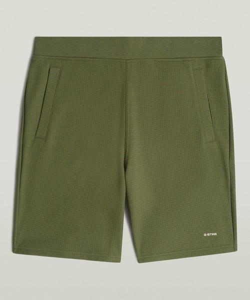 G-STAR RAW パンツ Structured Jersey Shorts/ワッフルコットン