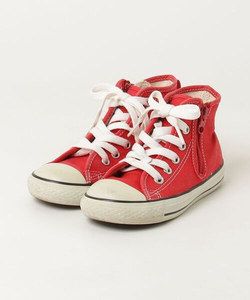 CONVERSE（コンバース） 「KIDS」ハイカットスニーカー 18cm レッド