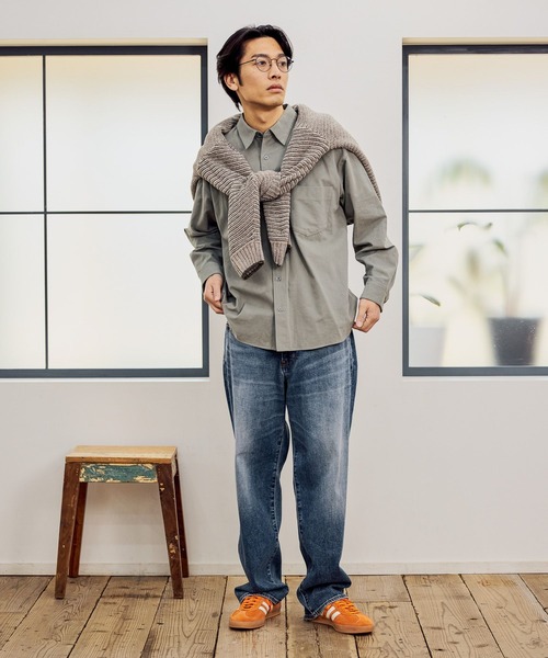 BAYFLOW（ベイフロー） ジーンズ ルーズテーパードデニムパンツ メンズ