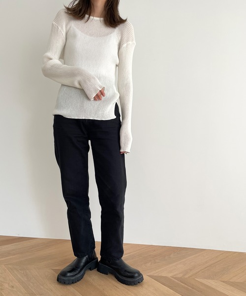 「CANAL JEAN」 「more than」ブーツ 39 ブラック レディース_画像3