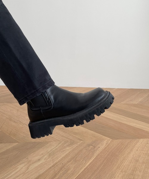 「CANAL JEAN」 「more than」ブーツ 39 ブラック レディース_画像5