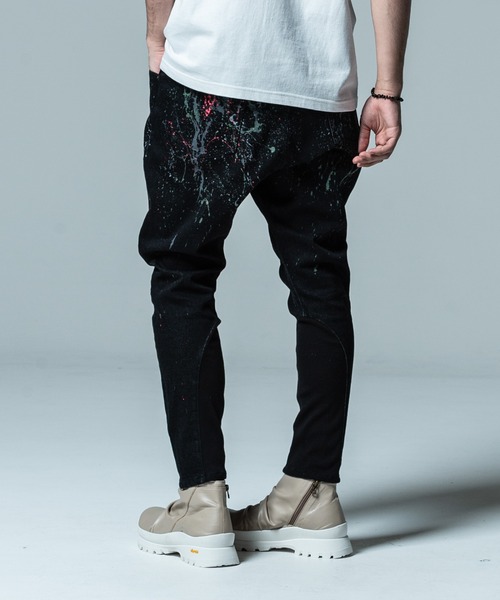 glamb（グラム） スキニーデニムパンツ L ブラック メンズ : ZOZOTOWN