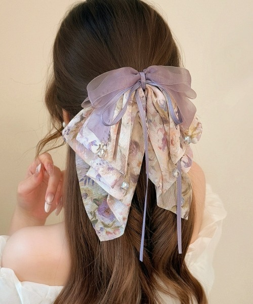 apres les cours（アプレレクール） ヘアクリップ さくらんぼヘア