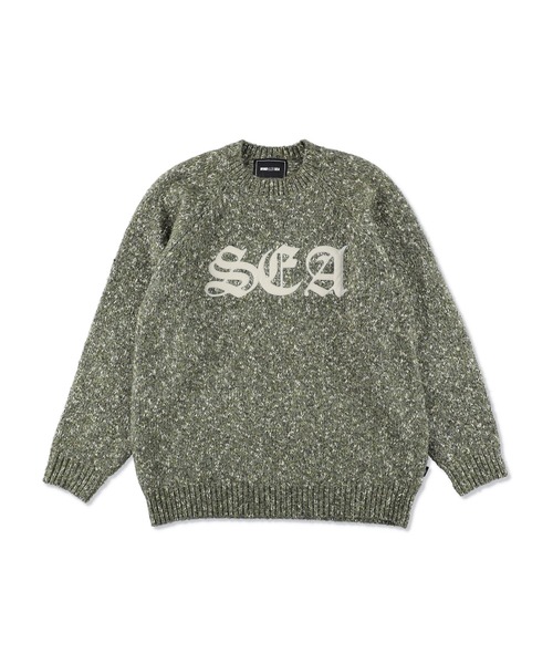 WIND AND SEA（ウィンダンシー） セーター ニット Leather Patch Knit