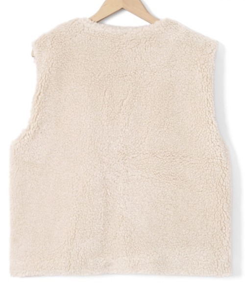 「flower」 ベスト FREE ベージュ レディース_画像3