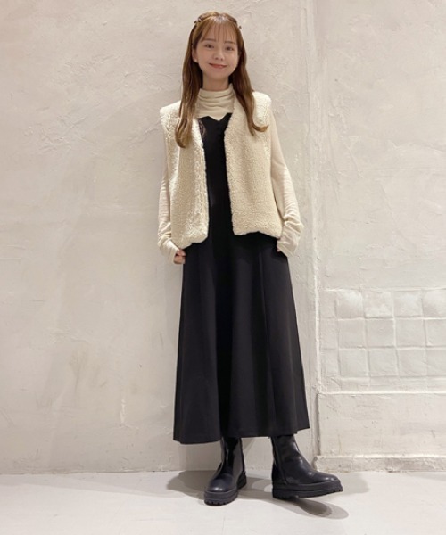 「flower」 ベスト FREE ベージュ レディース_画像8