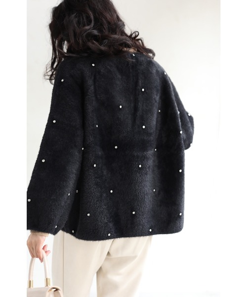 「CAWAII」 ニットカーディガン FREE ブルー レディース_画像7