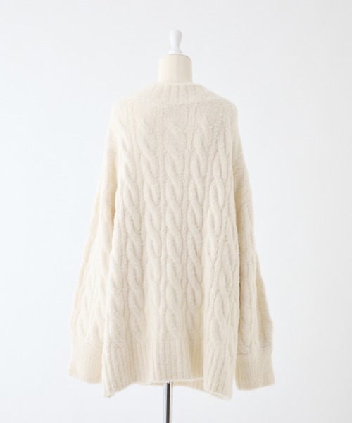 「one after another NICE CLAUP」 長袖ニット FREE ベージュ レディース_画像3