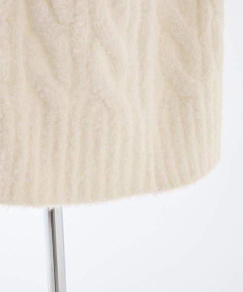 「one after another NICE CLAUP」 長袖ニット FREE ベージュ レディース_画像7