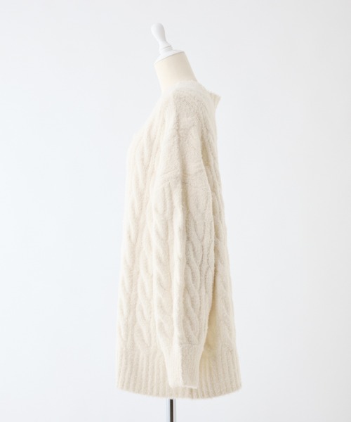 「one after another NICE CLAUP」 長袖ニット FREE ベージュ レディース_画像8