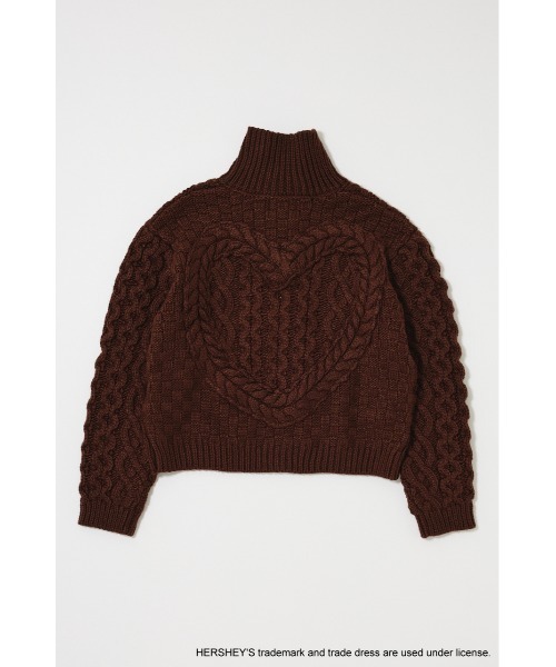 MOUSSY（マウジー） カーディガン HERSHEY'S ZIP UP KNIT カーディガン
