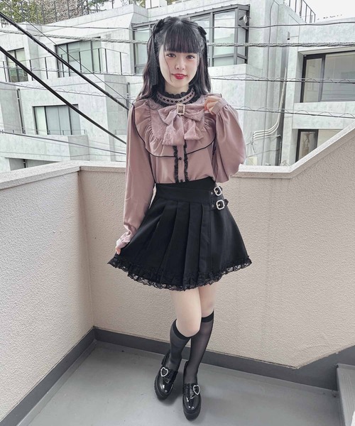 「ROJITA」 キュロット FREE グレー レディース_画像4