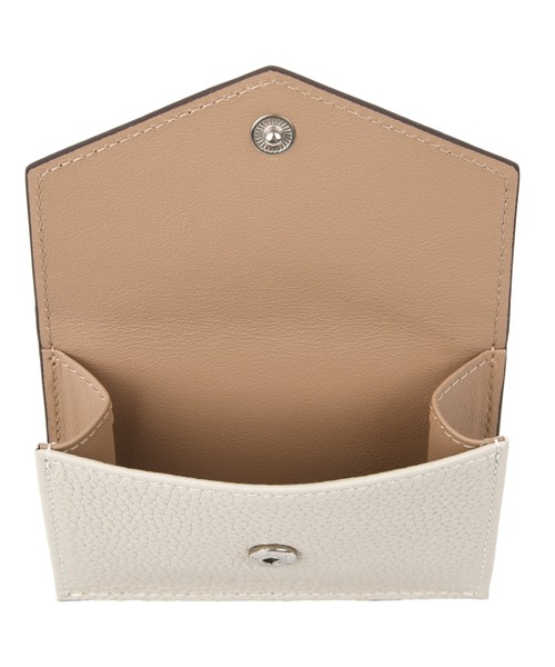 財布 バイカラー 三つ折りミニ財布 本革 トゴレザー レディース メンズ