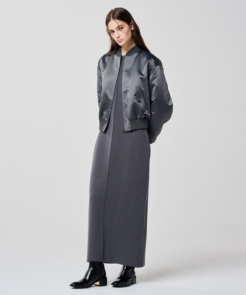 「uncrave」 ニットワンピース 1 グレー レディース_画像3