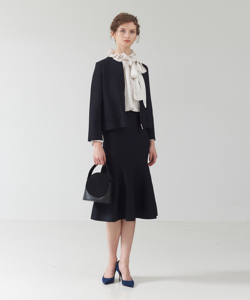 「DESIGNWORKS」 ニットスカート 38 ホワイト レディース_画像8