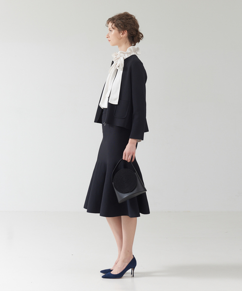 「DESIGNWORKS」 ニットスカート 38 ホワイト レディース_画像9