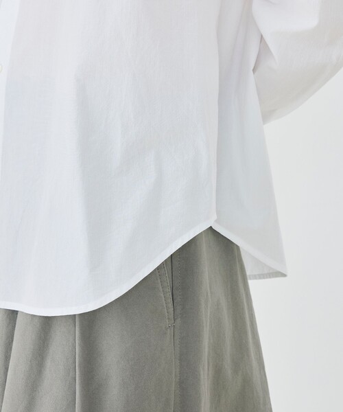 コットンフリルシャツブラウス THE SHINZONE（ザ シンゾーン） ブラウス シャツ COTTON FRILLED SHIRT