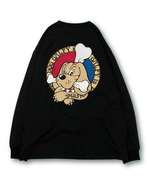 「GALFY」 長袖Tシャツ L オフホワイト メンズ_画像6