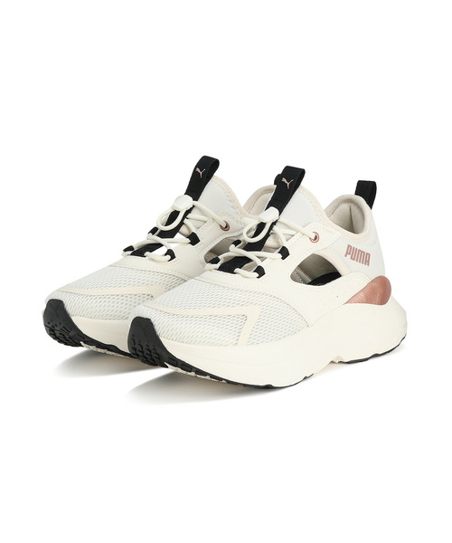 「PUMA」 ローカットスニーカー 24.0cm ホワイト系その他6 レディース_画像2