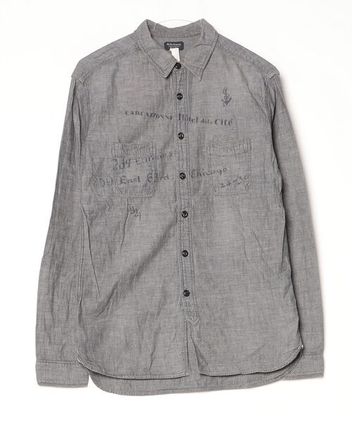 「OLD JOE & CO.」 長袖シャツ 38 グレー メンズ