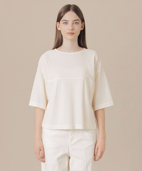 「MACKINTOSH LONDON」 半袖カットソー 38 オフホワイト レディース_3