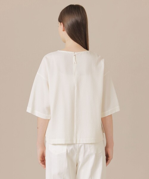 「MACKINTOSH LONDON」 半袖カットソー 38 オフホワイト レディース_5