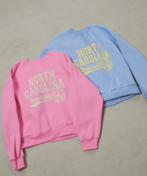 「Unitage」 スウェットカットソー FREE ピンク レディース_画像3