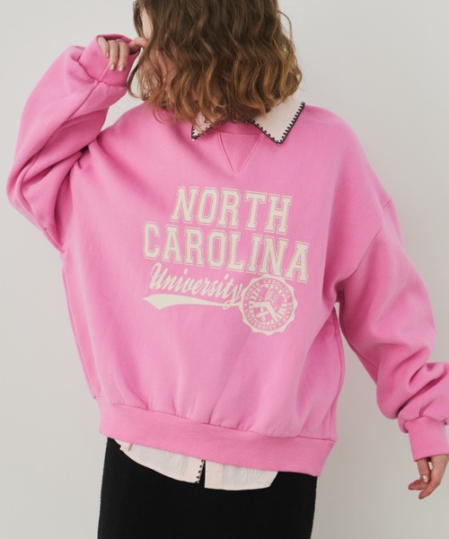 「Unitage」 スウェットカットソー FREE ピンク レディース_画像6