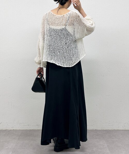 「LOUNGEDRESS」 キャミソールワンピース SMALL ブラック レディースの画像