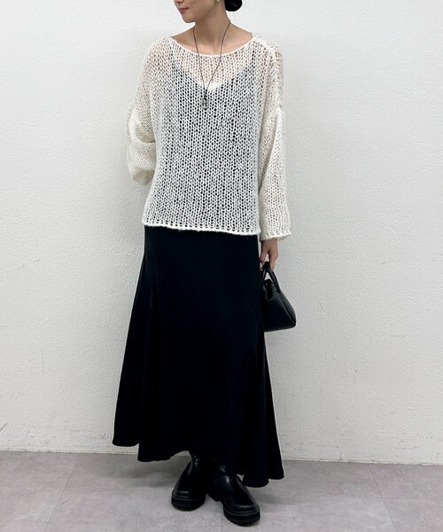 「LOUNGEDRESS」 キャミソールワンピース SMALL ブラック レディースの画像