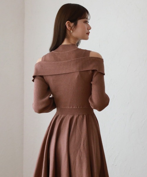 「Cheek」 ニットワンピース MEDIUM アイボリー レディース_画像8